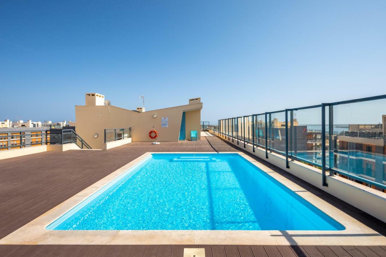 Oceanfront: Luxury Magnificent Views And Pool Apartment Olhão Exterior photo